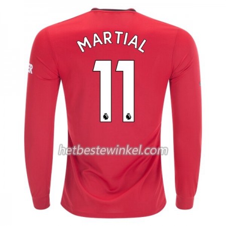 Manchester United Anthony Martial 11 Voetbalshirts Thuis 2019/20 - LS